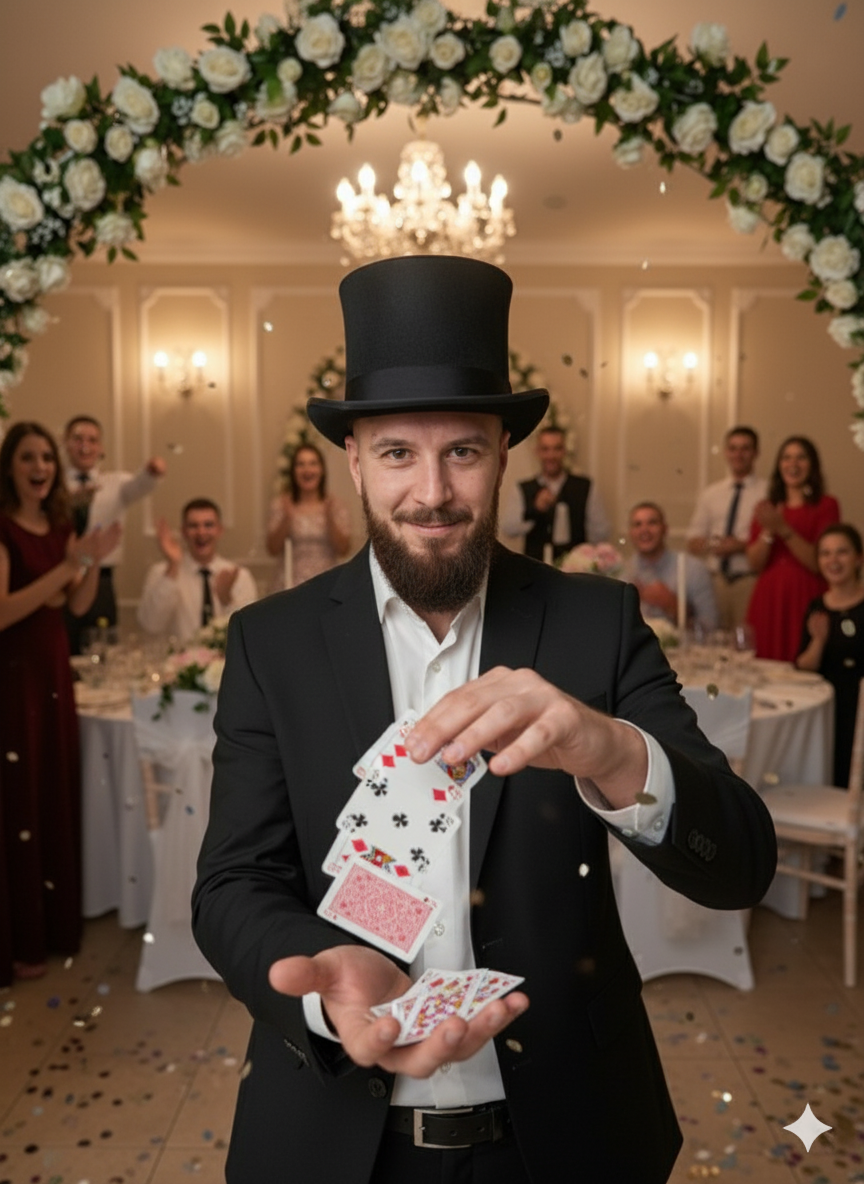 Animation magie mariage Yvelines - Divertissement invités