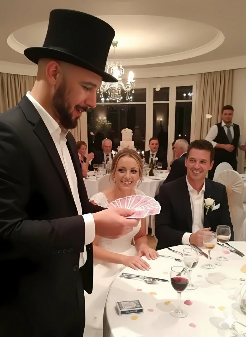 Spectacle magie mariage Paris - Moment inoubliable